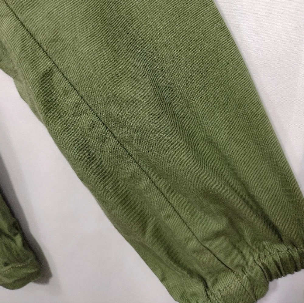 Loft Cargo Utility Jacket Women's L Green Boho Retro 90s Y2K Field Outdoor - Picture 3 of 8